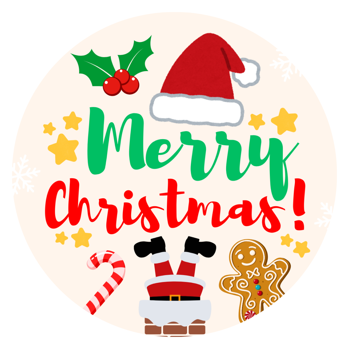 Merry Christmas Stickers