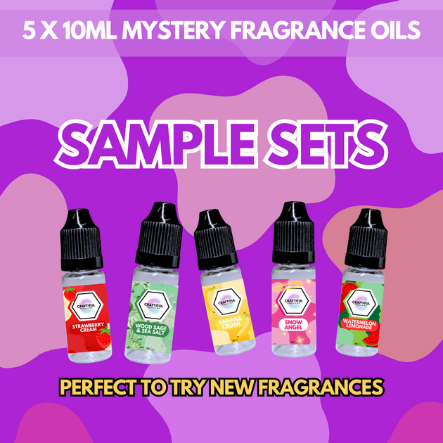 Sample Pack 5 x 10ml Bottles – Craftiful Fragrance Oils