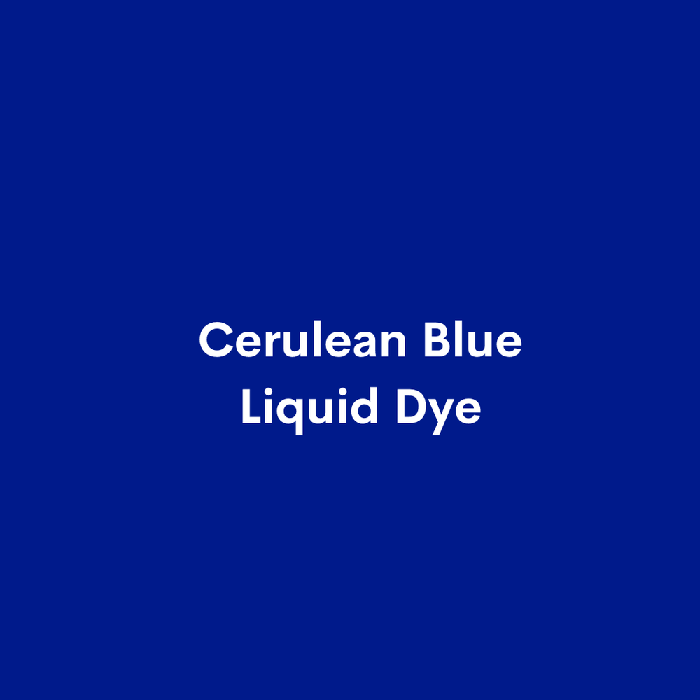 Cerulean Blue Liquid Dye - Craftiful Fragrance Oils - Supplies for Wax Melts, Candles, Room Sprays, Reed Diffusers, Bath Bombs, Soaps, Perfumes, Bath Salts and Body Sprays