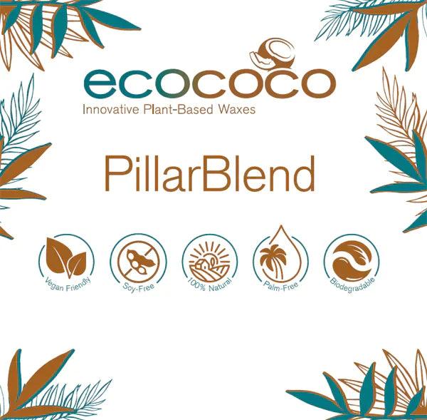 Eco Coco Pillar Blend Wax - Craftiful Fragrance Oils - Supplies for Wax Melts, Candles, Room Sprays, Reed Diffusers, Bath Bombs, Soaps, Perfumes, Bath Salts and Body Sprays