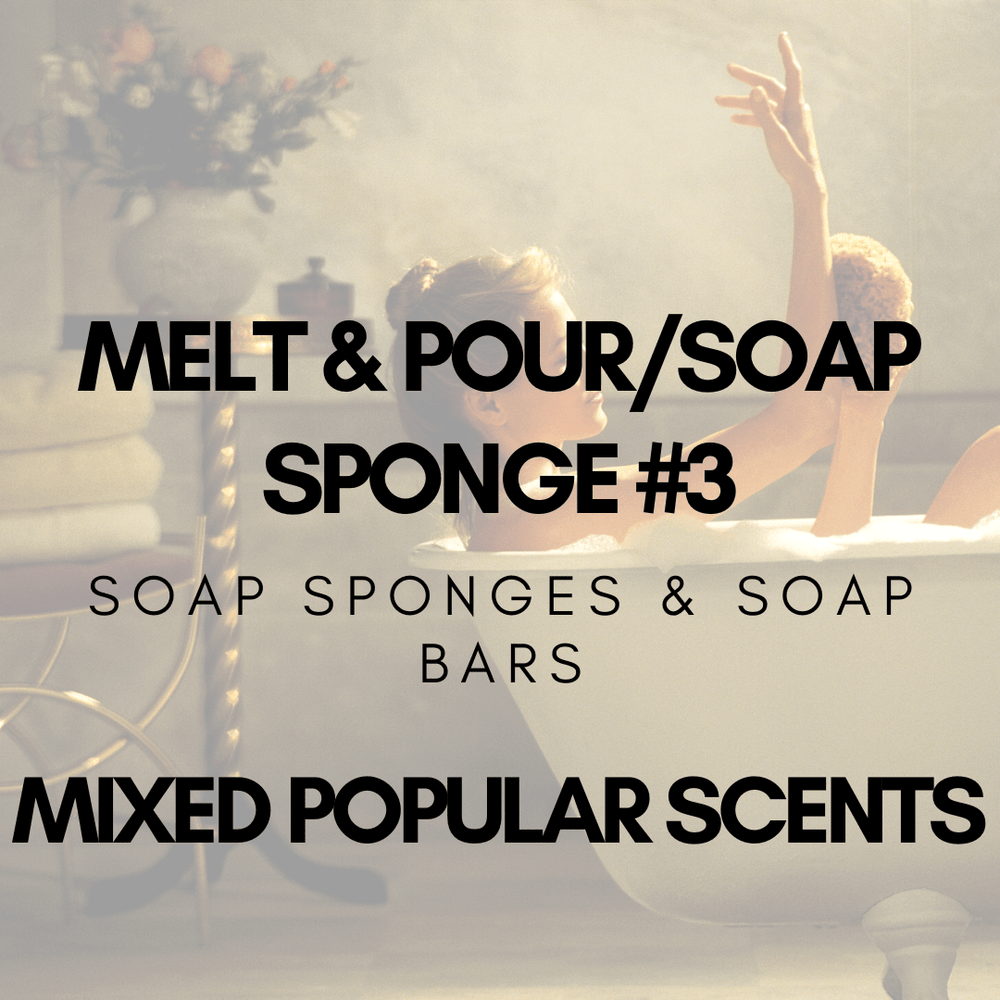 Melt & Pour / Soap Sponge Assessment #3 - Craftiful Fragrance Oils - Supplies for Wax Melts, Candles, Room Sprays, Reed Diffusers, Bath Bombs, Soaps, Perfumes, Bath Salts and Body Sprays