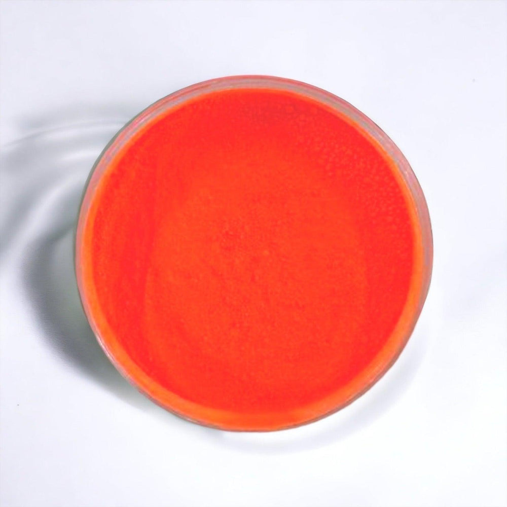 Neon Orange Mica Powder - Craftiful Fragrance Oils - Supplies for Wax Melts, Candles, Room Sprays, Reed Diffusers, Bath Bombs, Soaps, Perfumes, Bath Salts and Body Sprays