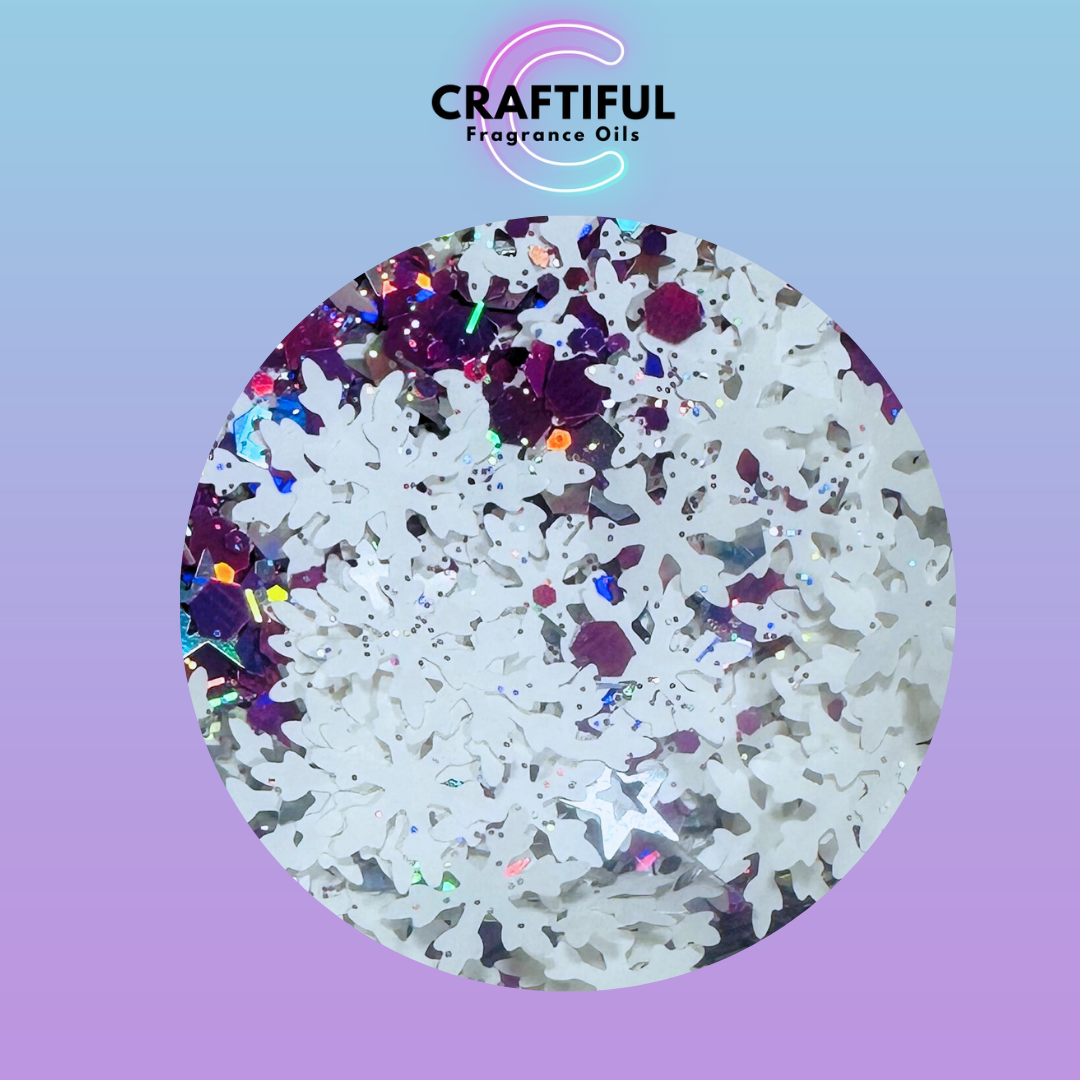 Purpurroter Sternenstaub-Glitzer