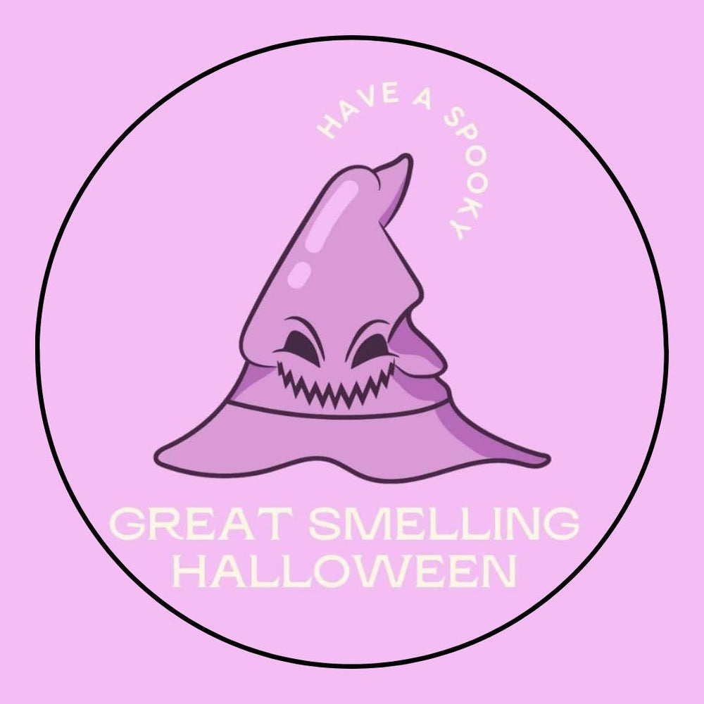 Spooky Hat Stickers - Craftiful Fragrance Oils - Supplies for Wax Melts, Candles, Room Sprays, Reed Diffusers, Bath Bombs, Soaps, Perfumes, Bath Salts and Body Sprays