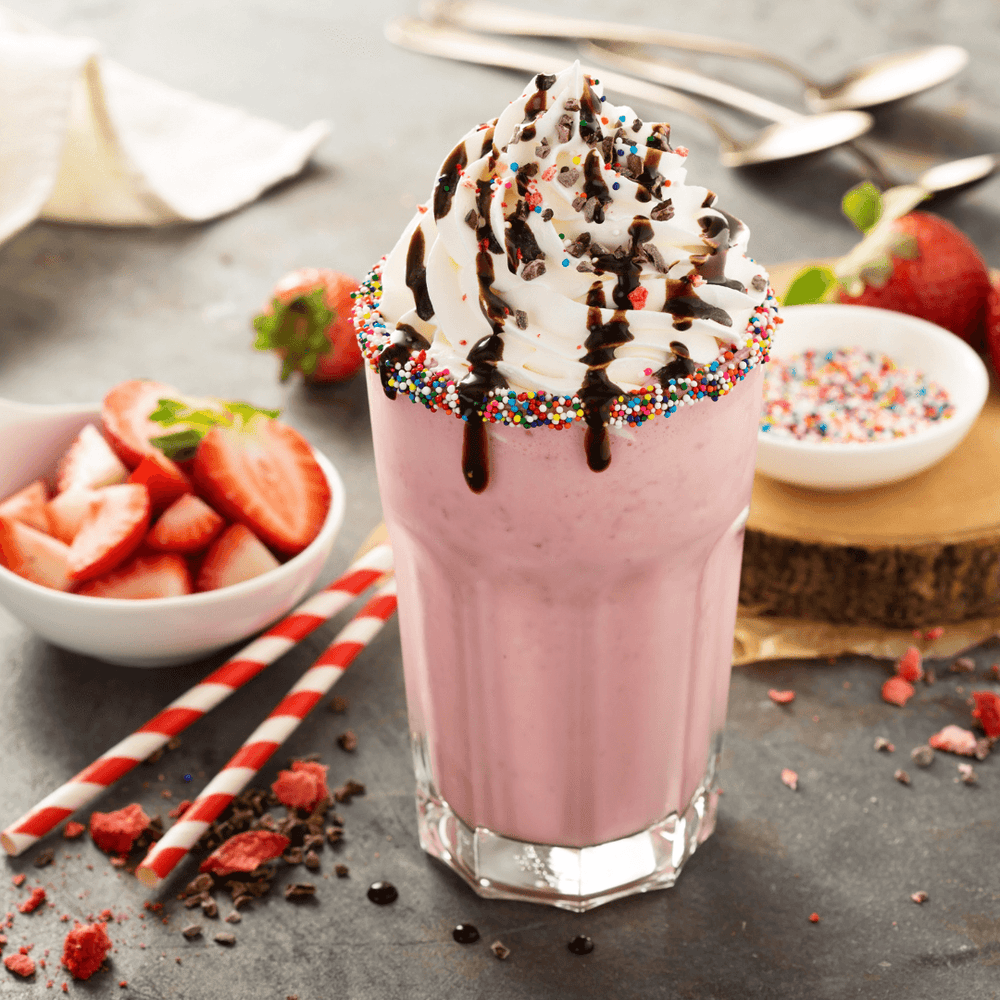 Strawberry Frosting Milkshake Fragrance Oil - Craftiful Fragrance Oils - Supplies for Wax Melts, Candles, Room Sprays, Reed Diffusers, Bath Bombs, Soaps, Perfumes, Bath Salts and Body Sprays