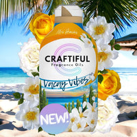 Vacay Vibes Fragrance Oil - Craftiful Fragrance Oils - Supplies for Wax Melts, Candles, Room Sprays, Reed Diffusers, Bath Bombs, Soaps, Perfumes, Bath Salts and Body Sprays