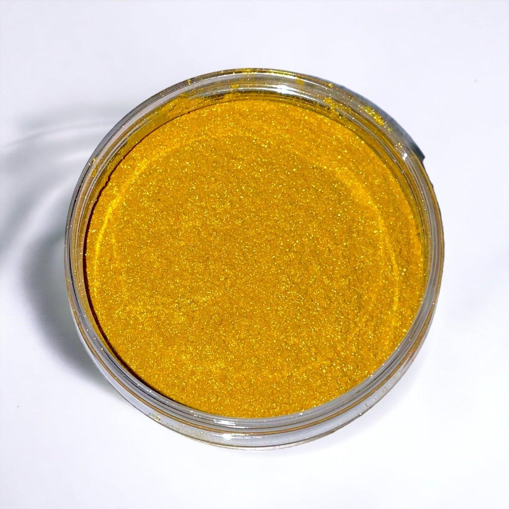 Yellow Gold Mica Powder - Craftiful Fragrance Oils - Supplies for Wax Melts, Candles, Room Sprays, Reed Diffusers, Bath Bombs, Soaps, Perfumes, Bath Salts and Body Sprays